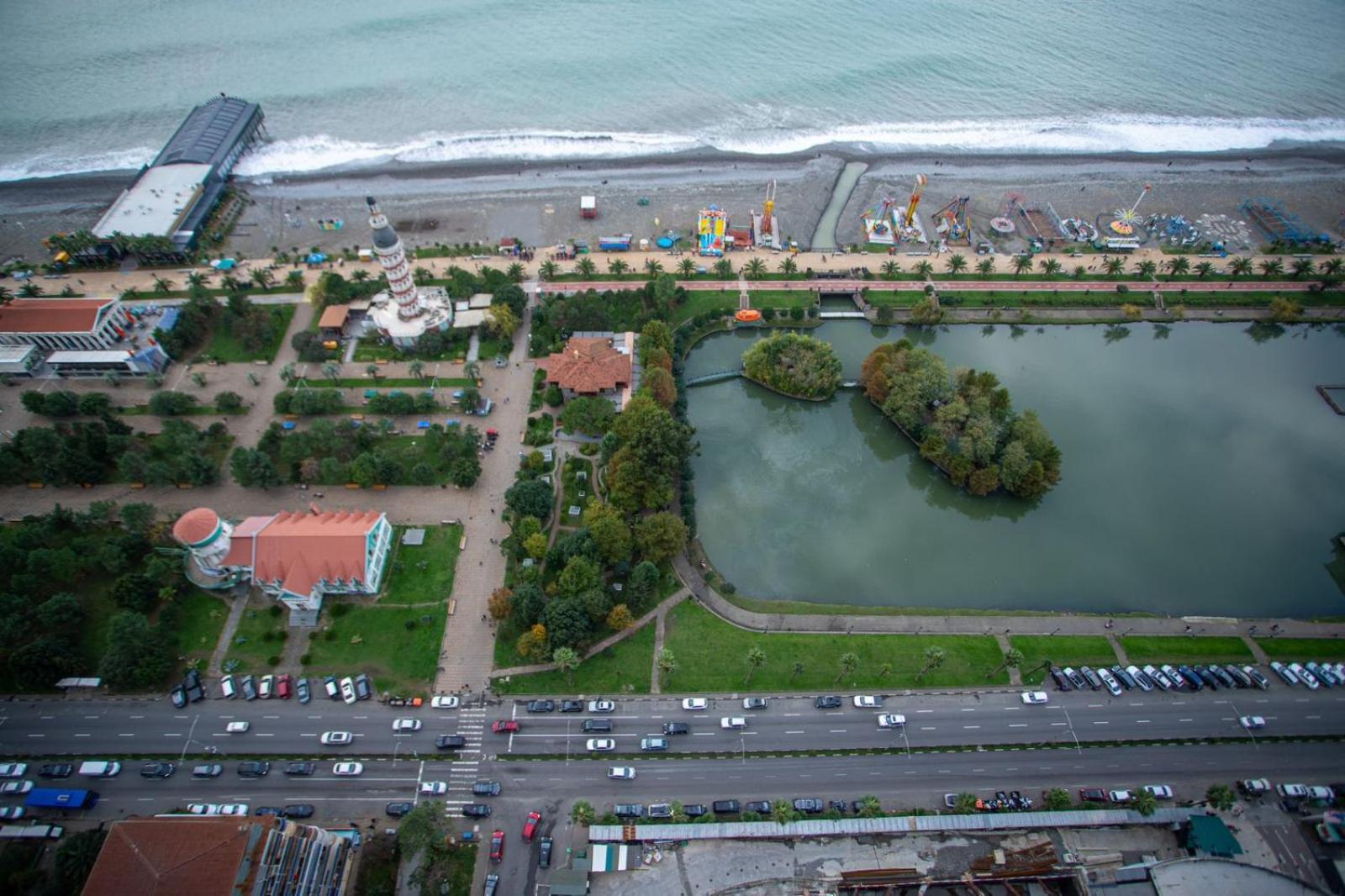 Ferienwohnung View From Above Orbi City Batumi Exterior foto