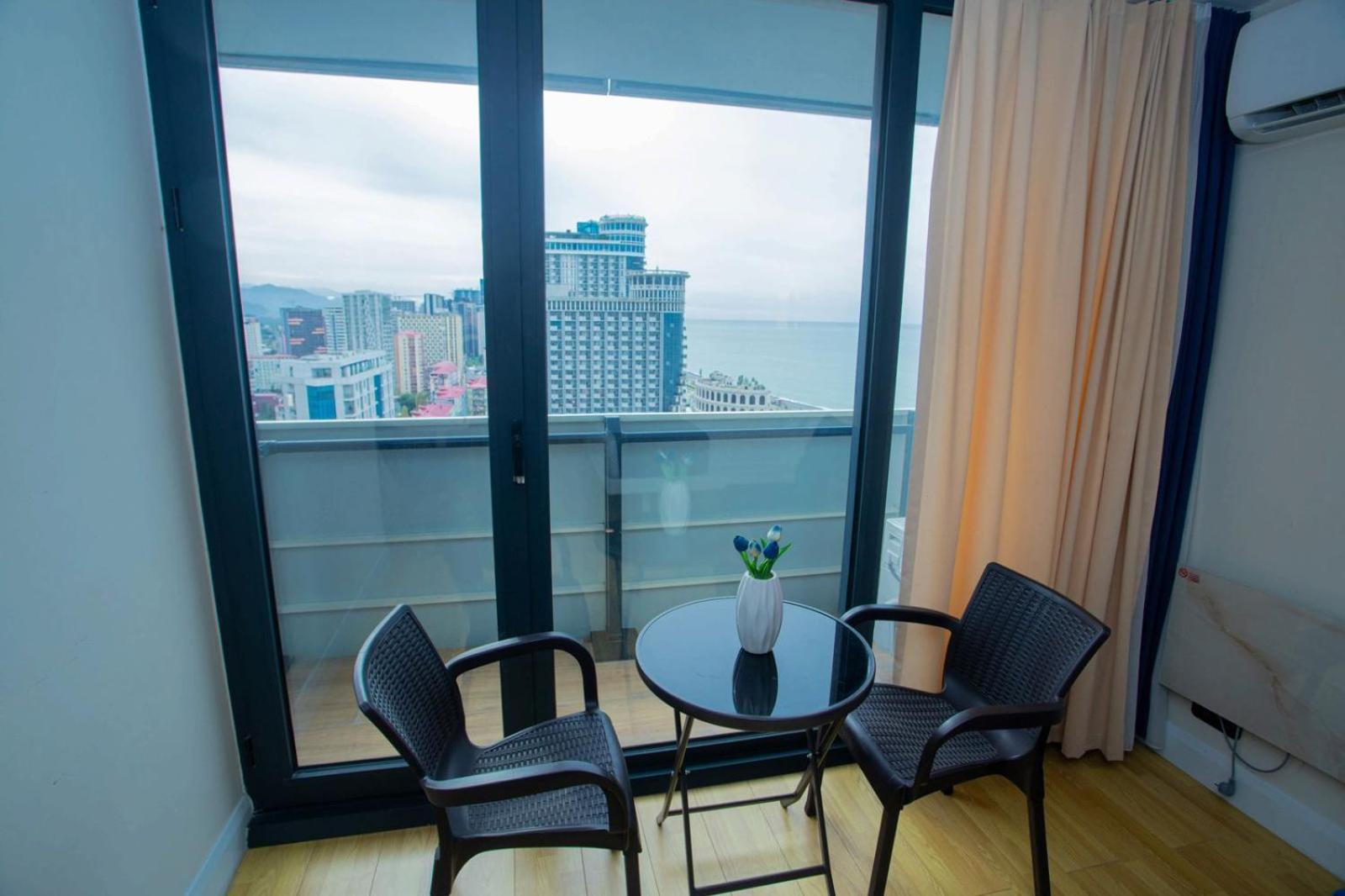 Ferienwohnung View From Above Orbi City Batumi Exterior foto