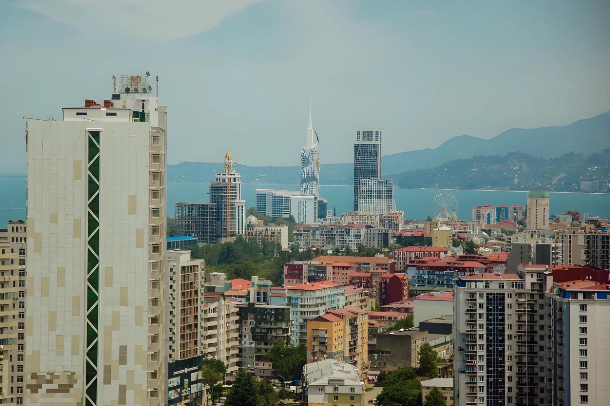 Ferienwohnung View From Above Orbi City Batumi Exterior foto
